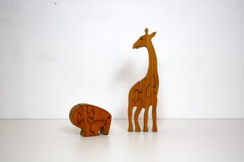 60er Jahre Holzpuzzle