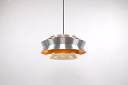 Grosse Carl Thore "Trava" Hängeleuchte, Schweden 60er Jahre