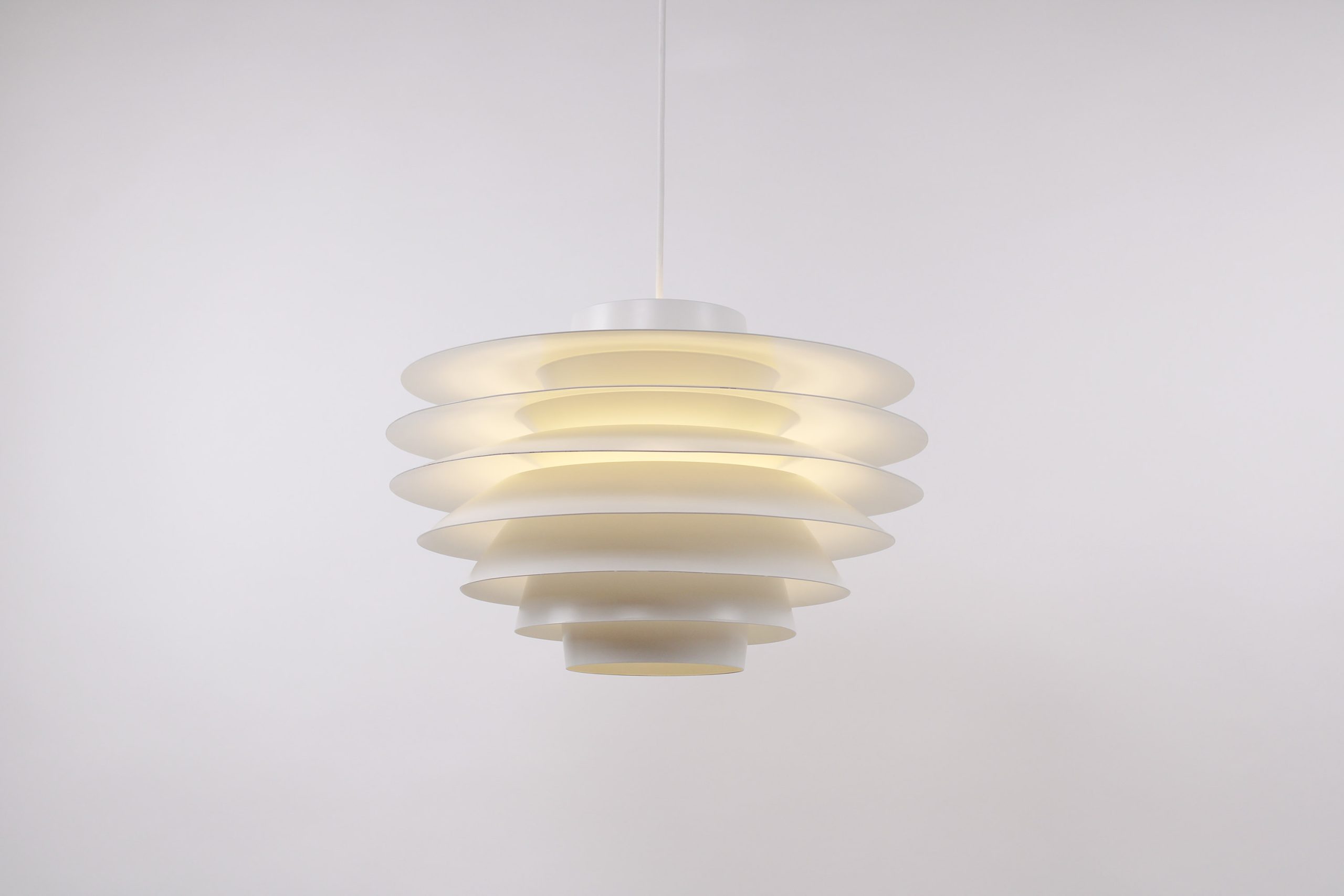 Grosse Sven Middelboe "Verona" Hängeleuchte, Dänemark 70er Jahre